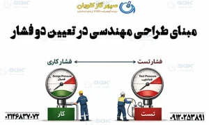 مبنای طراحی مهندسی در تعیین دو فشار